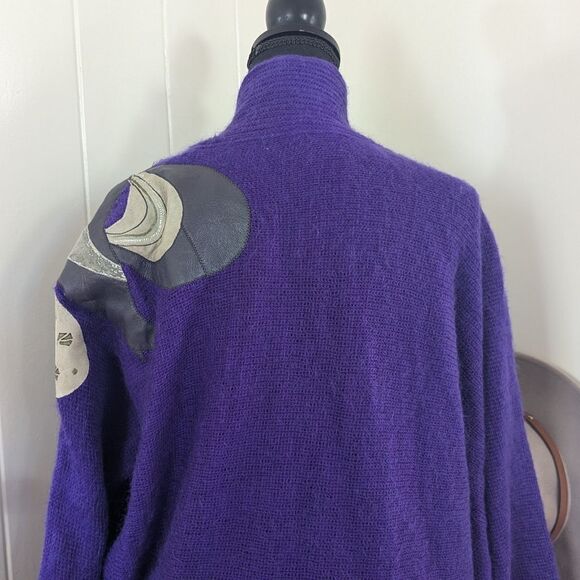 Fiorelle SM Kid Mohair Cardigan Patchwork Lagenlook Whimsigoth Fairy Grunge VTG - Picture 7 of 11